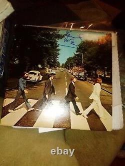 Signed Paul McCartney Abbey Road Autograph Vinyl Record JSA LOA