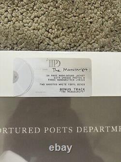 Signed Taylor Swift The Tortured Poets Department Vinyl + The Manuscript