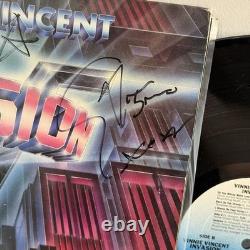 Signed Vinnie Vincent Invasion LP Vinyl Autographed Record 1986 Chrysalis