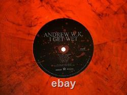 Signed Vinyl Lp Rare Andrew Wk I Get Wet Limited Red Smoke Autographed New