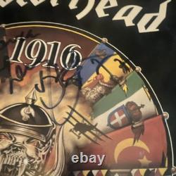 Signed by Lemmy Motörhead 1916 12 Black Vinyl LP WTG Records Stereo 33 RPM 1991