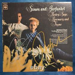 Simon And Garfunkel signed vinyl record Parsley Sage Rosemary and Thyme