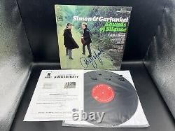 Simon & Garfunkel Signed Autograph Sounds of Silence Vinyl LP Album Beckett LOA