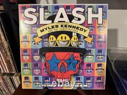 Slash SIGNED Living The Dream Vinyl Record