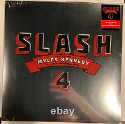 Slash Signed 4 Vinyl Lithograph Autographed LP (Guns N Roses) NEW
