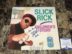 Slick Rick Rare Autographed Signed Vinyl Record Children's Story Rap Hip Hop BAS