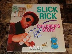 Slick Rick Rare Autographed Signed Vinyl Record Children's Story Rap Hip Hop BAS