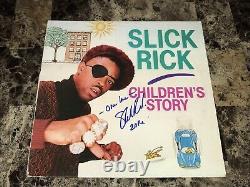 Slick Rick Rare Autographed Signed Vinyl Record Children's Story Rap Hip Hop BAS