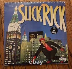 Slick Rick Signed The Great Adventures Of Vinyl LP Record Album