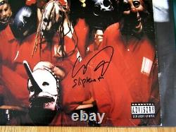 Slipknot Lp Vinyl Record Signed Autographed Slime Green Rare Beckett Witnessed