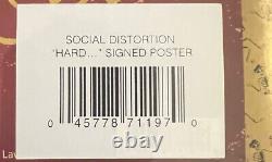 Social Distortion Hard Times 2LP GREEN Vinyl RSD Record withAUTOGRAPHED Poster NEW
