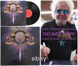 Steve Lukather Signed Toto Album COA Exact Proof Autographed Vinyl Record