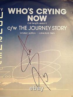 Steve Perry Signed Journey Who's Crying Now Vinyl Lp Album Giants Proof Jsa K1