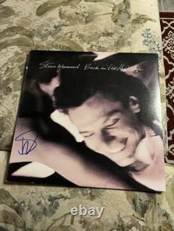 Steve Winwood BACK IN THE HIGH LIFE Signed Vinyl LP