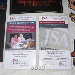 Stranger Things Cast Autographed Vinyl Record JSA Certified Original