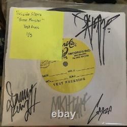 Suicide Silence Vinyl 7 Black Test Press Green Monster Signed