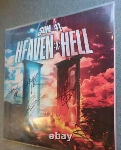 Sum 41 Heaven X Hell JSA Signed Autographed Record Album Vinyl #374/500