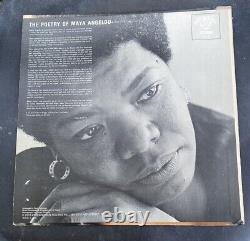 THE POETRY OF MAYA ANGELOU RARE Signed VINYL lp (Ed Bland Music)
