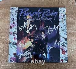 THE REVOLUTION signed vinyl album PRINCE PURPLE RAIN FULL BAND