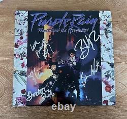 THE REVOLUTION signed vinyl album PRINCE PURPLE RAIN FULL BAND