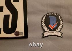 Talking Heads full band signed True Stories vinyl LP record Beckett LOA #AE47679