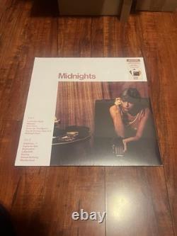 Taylor Swift Midnights Blood Moon Signed Vinyl Autographed Insert Sealed In Hand