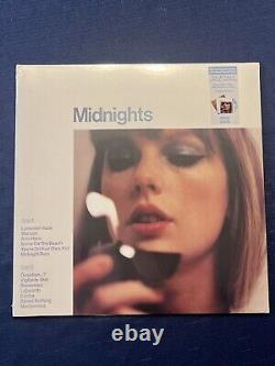 Taylor Swift Midnights Full Set 4 Color Vinyls Signed Photo Sealed In Hand
