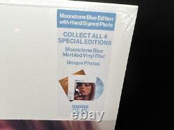 Taylor Swift Midnights Moonstone Blue Vinyl with Hand Signed Photo NEW SEALED