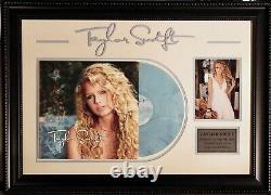 Taylor Swift Signed Autographed Vinyl LE Album Custom Designed Frame JSA LOA