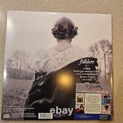Taylor Swift Signed Folklore LP Vinyl Autographed COA Eras