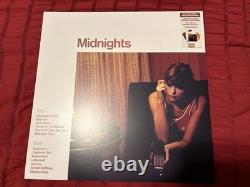 Taylor Swift Signed Midnights Blood Moon Vinyl