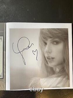 Taylor Swift Signed TTPD Vinyl With Disconnected Heart
