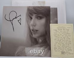 Taylor Swift TTPD Vinyl The Manuscript with HEART SIGNED Photo + SIGNED RSD NOTE