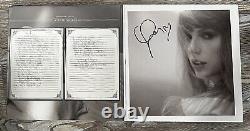 Taylor Swift The Tortured Poets Department (TTPD) Vinyl SIGNED INSERT + HEART