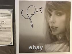 Taylor Swift The Tortured Poets Department Vinyl RARE Signed w FULL HEART