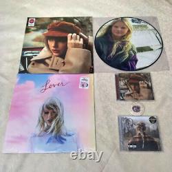 Taylor Swift Vinyl + Signed CDs Red Lover Christmas Tree Farm Evermore RSD