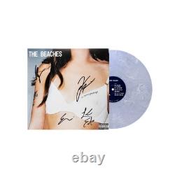 The Beaches no hard feelings COVER SIGNED autographed LP Pearlescent Blue
