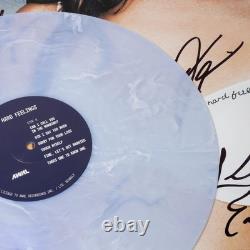 The Beaches no hard feelings COVER SIGNED autographed LP Pearlescent Blue