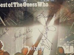 The Best of the Guess Who AUTOGRAPHED Vintage Vinyl Record Album With Poster