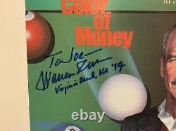 The Color Of Money OST Vinyl LP Record Newman Cruise AUTOGRAPHED Warren Zevon