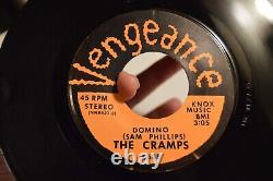 The Cramps Signed By Nick Knox! Human Fly/domino 45 1978 Vengeance