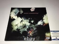 The Cure Robert Smith Rare Signed Disintegration Reissue Vinyl LP Record BAS COA