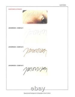 The Doors Debut Album Signed All 4 Morrison Manzarek Krieger Densmore