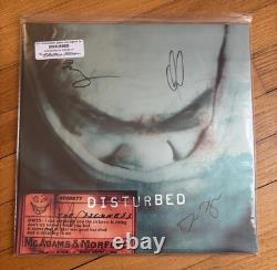 The Sickness by Disturbed (Vinyl Record LP, 2025) Green RARE Signed Autographed