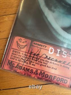 The Sickness by Disturbed (Vinyl Record LP, 2025) Green RARE Signed Autographed