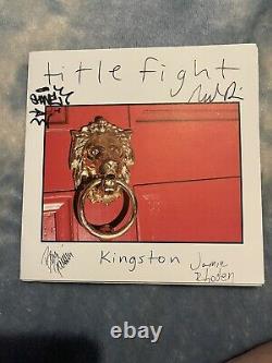Title Fight- Kingston vinyl(Signed By The Band!)