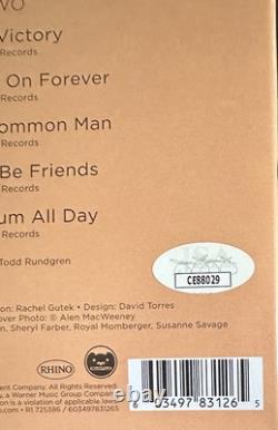 Todd Rundgren Signed Now Playing Vinyl Record Album Jsa Authenticated