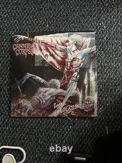 Tomb Of The Mutilated Signed Cannibal Corpse Vinyl