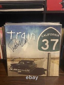 Train California 37 Pat Monahan Signed Vinyl