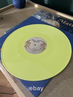 Trixie Mattel Barbara Autographed Yellow Vinyl LP Authenticated LOA JSA